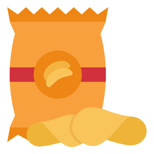 Potato chips Special Flat icon