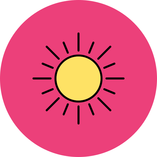 Brightness Generic Outline Color icon