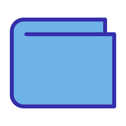 Wallet Generic Blue icon