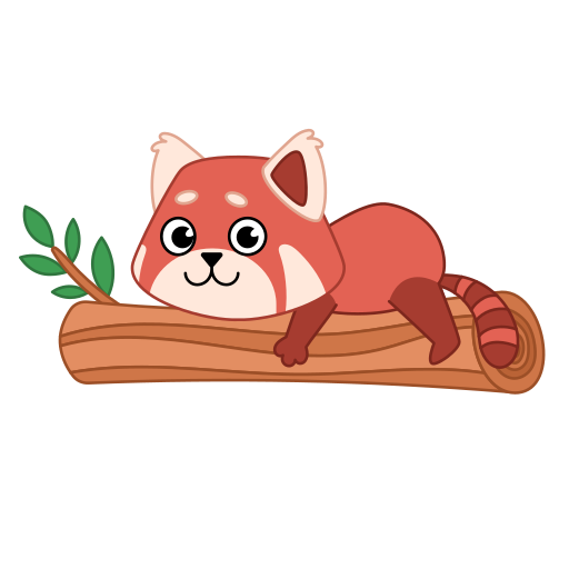 Red panda Stickers - Free smileys Stickers