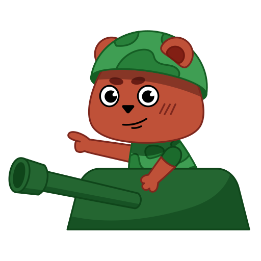 bär kostenlos Sticker