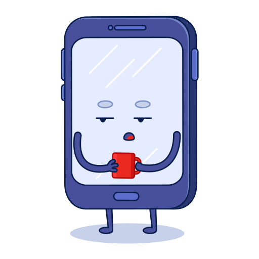 Smartphone free sticker