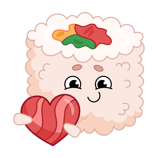 Sushi free sticker