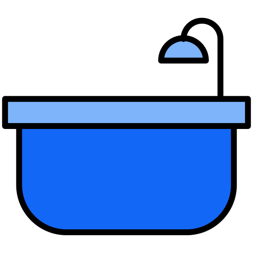 baignoire Icône gratuit baignoire Icône gratuit