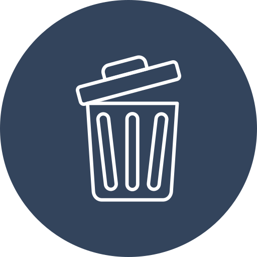Dustbin free icon Dustbin free icon