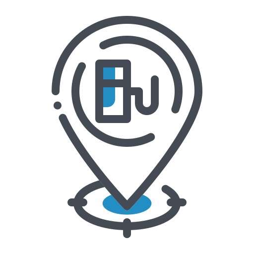 Petrol station free icon