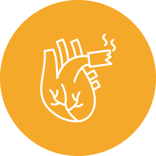 Heart disease free icon Heart disease free icon