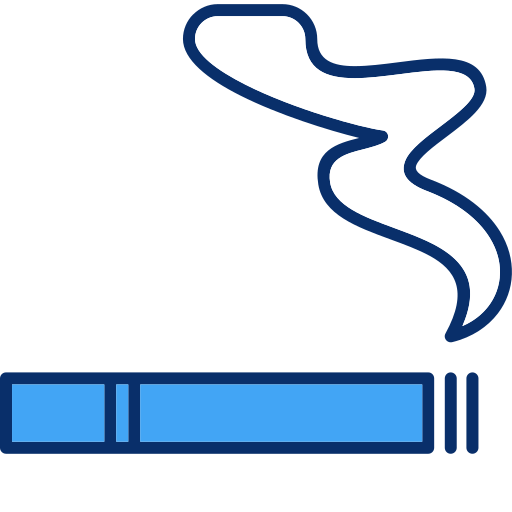 Cigarette Generic Blue icon