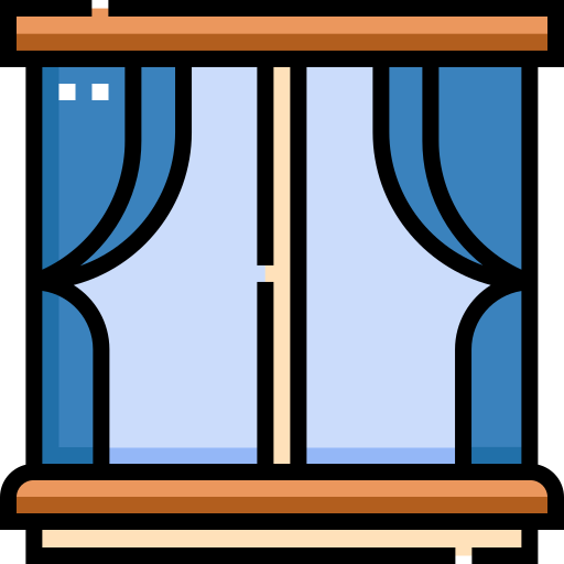 Window Detailed Straight Lineal color icon