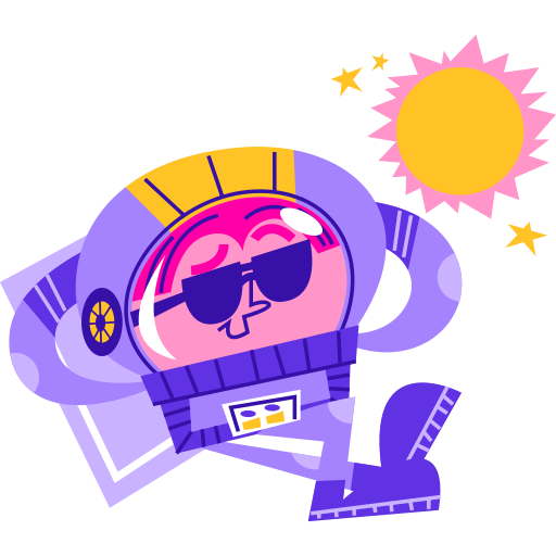 Astronaut free sticker Astronaut free sticker