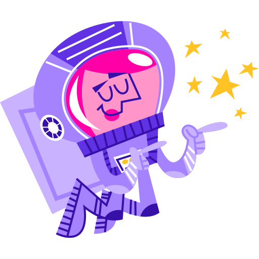Astronaut free sticker Astronaut free sticker