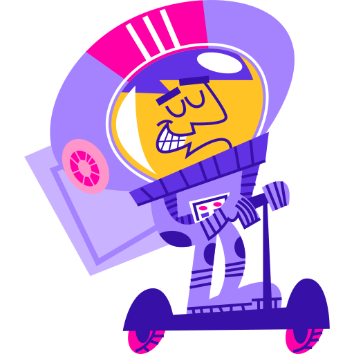 Astronaut free sticker
