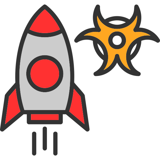 riesgo biológico icono gratis