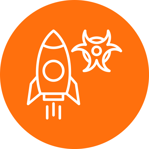 riesgo biológico icono gratis