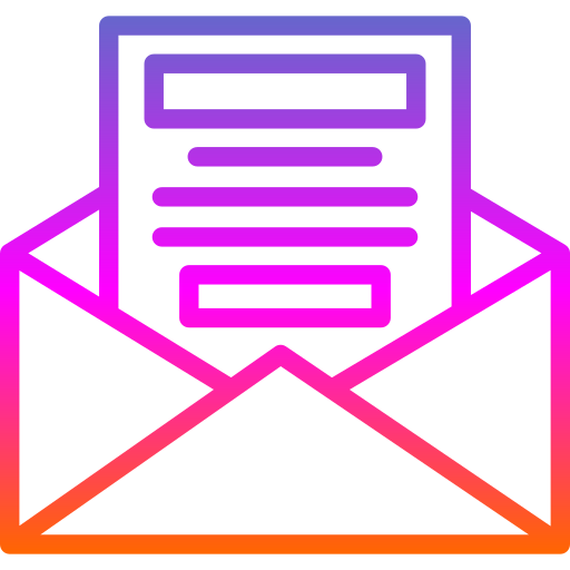 Newsletter Generic Gradient icon