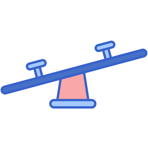 Seesaw Generic Outline Color icon