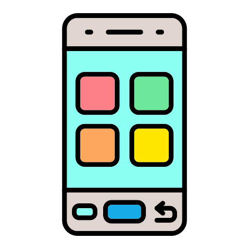 Smartphone Generic Outline Color icon