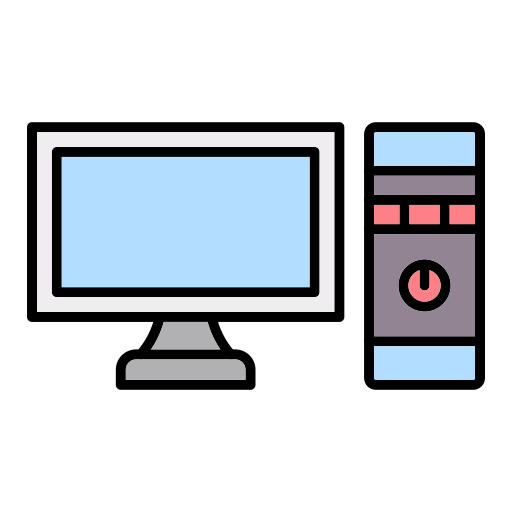 Computer Generic Outline Color icon