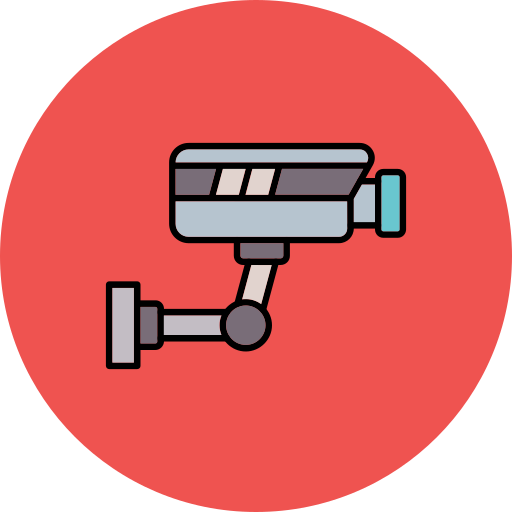 circuito cerrado de televisión icono gratis