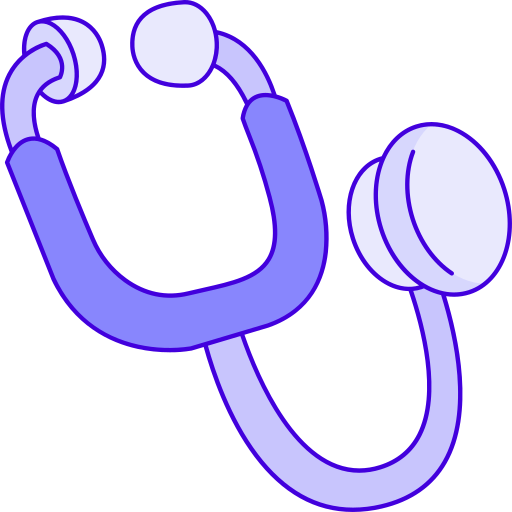 Stethoscope Generic Thin Outline Color icon