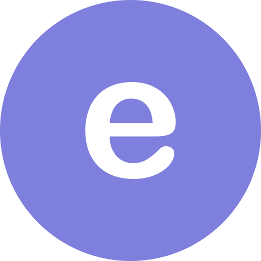 Letter e Generic Mixed icon