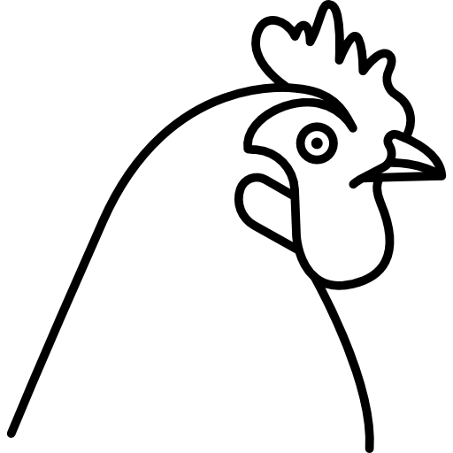 Ícones de galinha em SVG, PNG, AI para baixar.