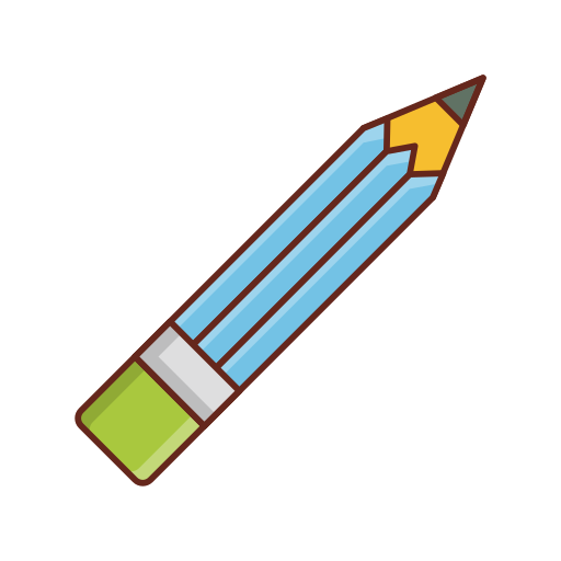 Pencil free icon