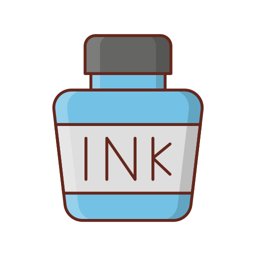 Inkpot Generic Outline Color icon