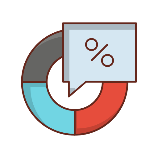 gráfico circular icono gratis