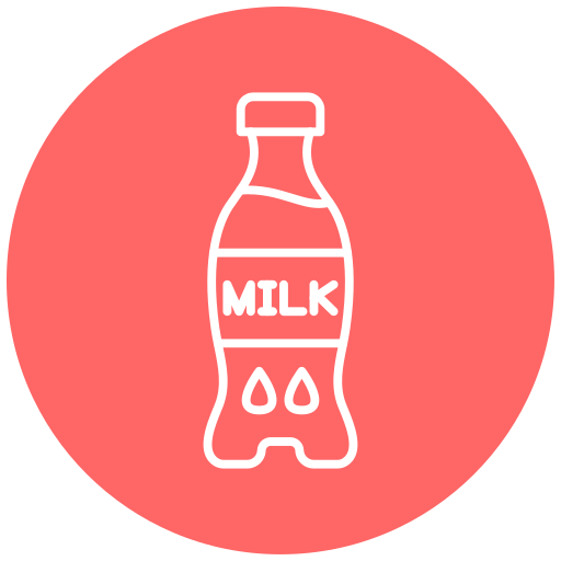 botella de leche icono gratis