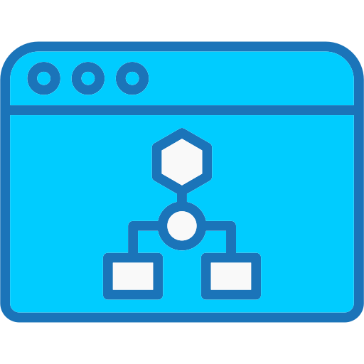 Algorithm Generic Blue icon