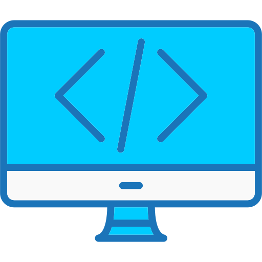 Coding Generic Blue icon