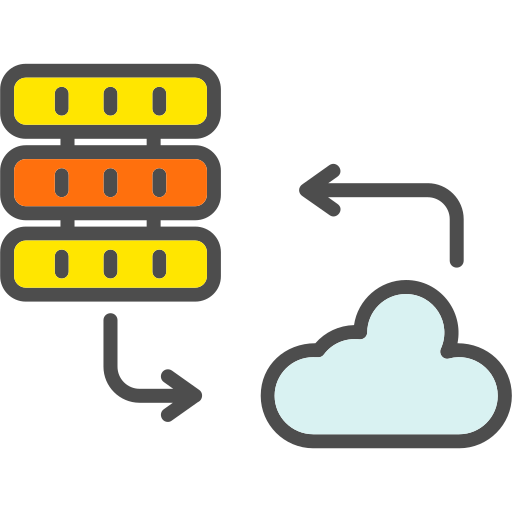 servidor en la nube icono gratis