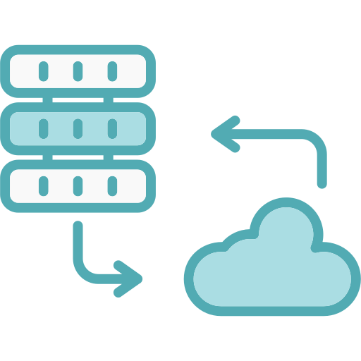 servidor en la nube icono gratis