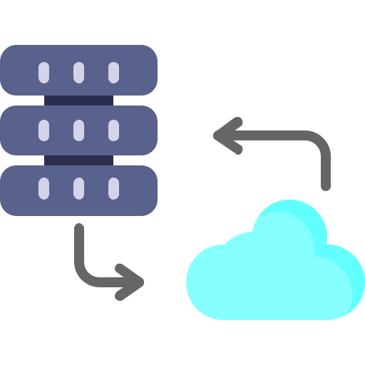 Cloud Server Generic Flat Icon