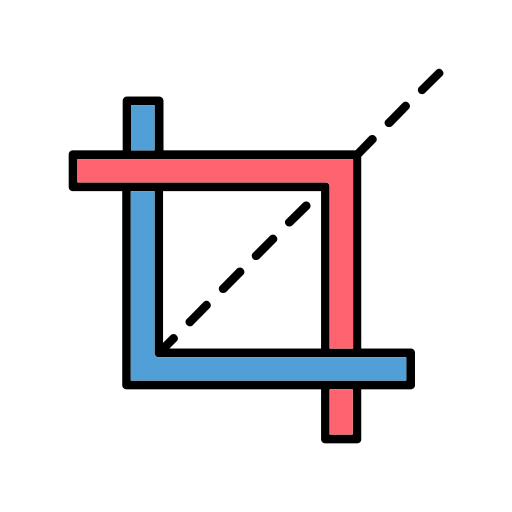 Crop tool free icon Crop tool free icon