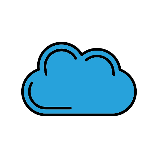 Black cloud - Free weather icons