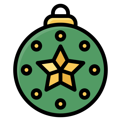 decoración navideña icono gratis