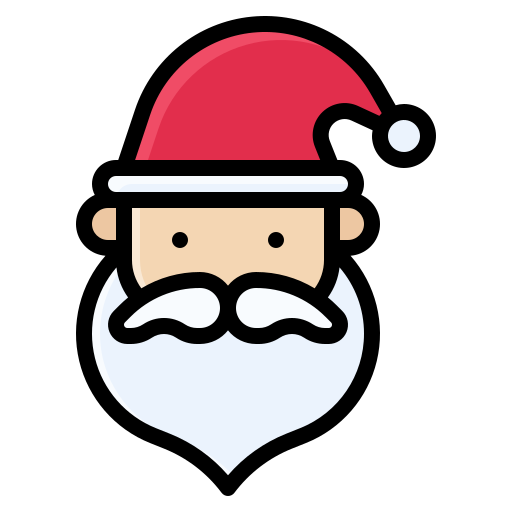 papá noel icono gratis