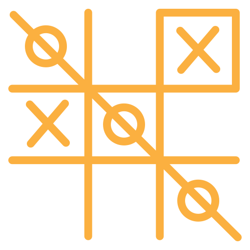 Premium PSD  Tic tac toe board game 3d icon