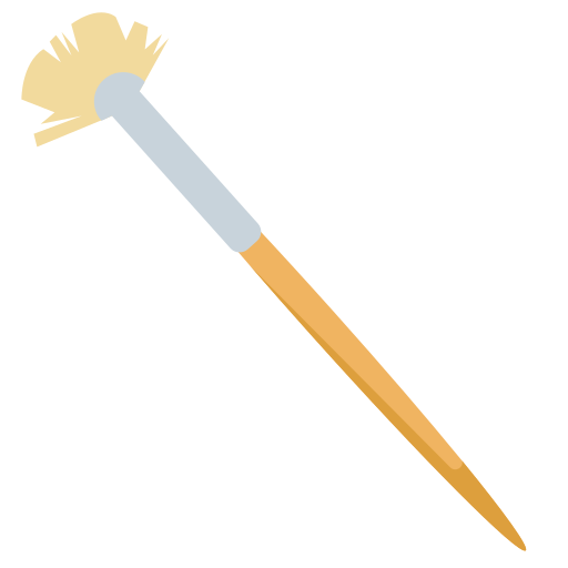 cepillo de pintura icono gratis