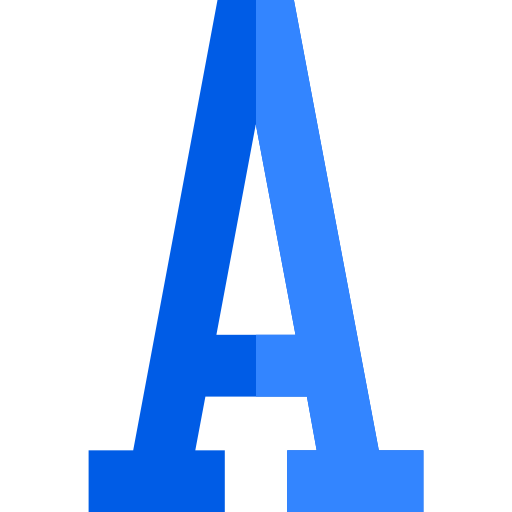 Letter A - Free education icons