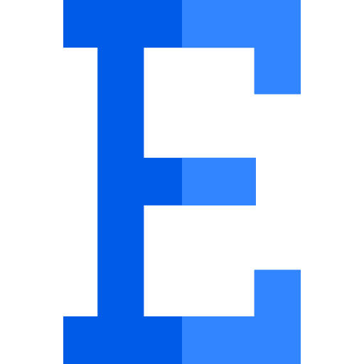 Letter e Generic Flat icon