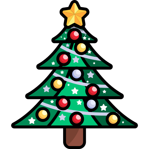 Árbol de navidad icono gratis