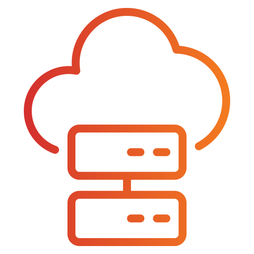 computación en la nube icono gratis