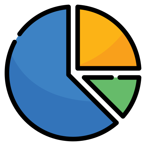 gráfico circular icono gratis