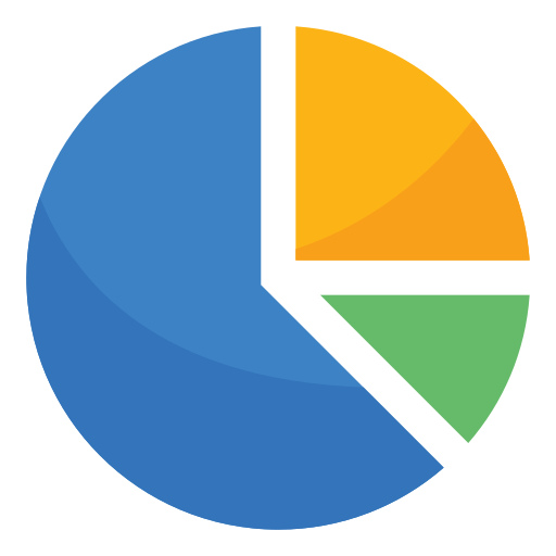 gráfico circular icono gratis