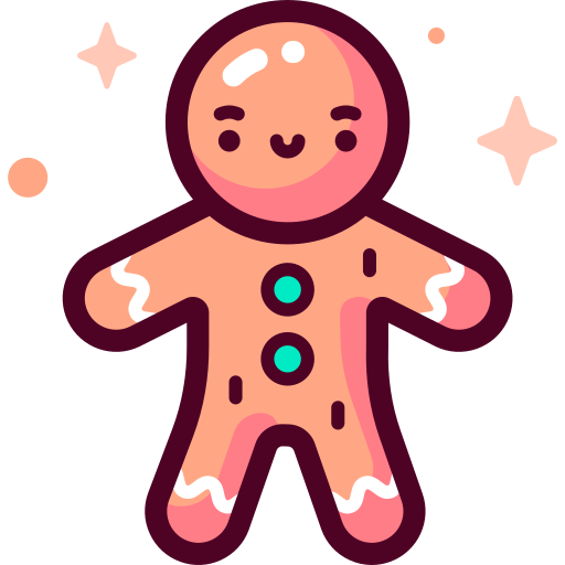 boneco de gengibre grátis ícone boneco de gengibre grátis ícone