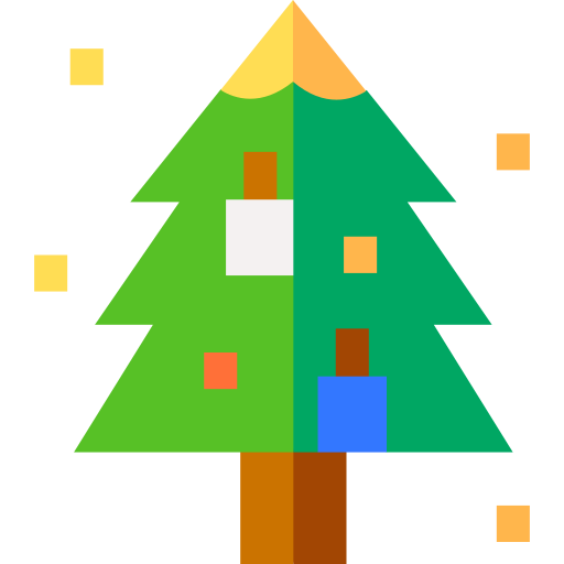 Árbol de navidad icono gratis