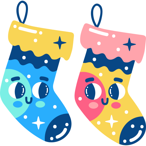 Christmas Sock free sticker